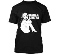 Nancy Sinatra T Shirt Gift Tee Graphic for Man Manches Courtes(Large)