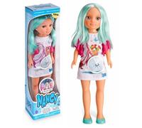 Nancy, Un Jour de Couleur, poupée 42 cm , Cheveux verts et tenue colorée, Jouet pour enfants dès 3 ans, NAC042