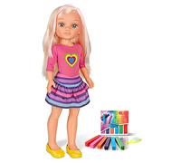Famosa Poupée Nancy – Une journée mèches en couleur – Multicolore – 3-6 ans