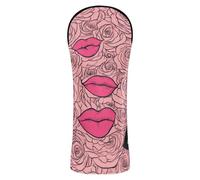 Nander Kiss Me Couvre-club de golf sans couture pour conducteur/bois de parcours/hybride, 1 lot de couvre-club de golf en cuir synthétique avec étiquette numérotée