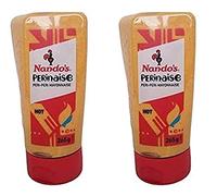 Nando's Peri Peri Mayonnaise chaude | Lot de 2 x 265 g | Sauce Sandwich Spicy Dip Squeezy