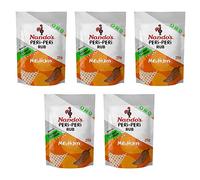 Nando's PERi-PERi Medium Dry Rub - Grill Spice Instant Flavour avec un mélange d'ail, d'herbes et d'épices avec Peri-Peri Lot de 5 sachets de 25 g