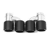 NANGAEBPPW 1 Paire Silencieux En Acier Inoxydable D'embouts D'échappement Pour 535i 535d F10 F11 Upgrade M5(Carbon Fiber Texture A)