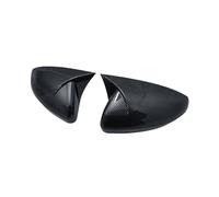 NANGAEBPPW 2 Pièces Pour VW Pour Polo MK5 6R 6C 2009-2017 Coques De Rétroviseurs Extérieurs En ABS Style Klaxon OX(Motif en fibre de carbone)
