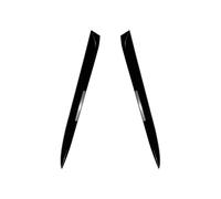 NANGAEBPPW 2 Pièces pour X6 F16 2015 2016 2017 2018 2019 Aileron Latéral De Lunette Arrière(Noir Brillant)