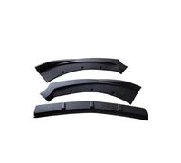 NANGAEBPPW 3 Pièces Séparateur D'aileron De Pare-Chocs Avant De Voiture, Déflecteur, Garde pour pour Mustang 2015 2016 2017(Noir Brillant)