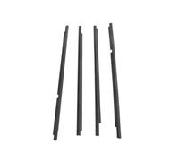 NANGAEBPPW 4 Pièces Pour Civic EG9 5 Portes 1991-1995 Moulure Extérieure Noire Ou Chromée Joint D'étanchéité Vitre 72950-SR4-003(Black 91-95 5doors)