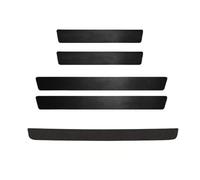 NANGAEBPPW 5/4 Pièces Ensemble Bande Protection Seuil en Fibre Carbone Universelle Anti-Rayures Anti-Collision Autocollant Décoratif Porte(5 pièces)