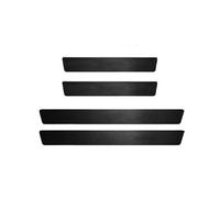 NANGAEBPPW 5/4 Pièces Ensemble Bande Protection Seuil en Fibre Carbone Universelle Anti-Rayures Anti-Collision Autocollant Décoratif Porte(4 seuils de Porte)