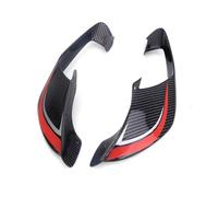 NANGAEBPPW Accessoires Moto Carénage d'Aileron Fixe Petit Spoiler Aileron Aérodynamique pour Yamaha YZF R1 YZFR1 YZFR1M 2020-2025(ABS Carbon Red)