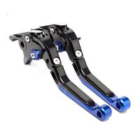 NANGAEBPPW Accessoires pour Suzuki SV650 SV650 SV 650 1999-2003 2004 2005 2006 2007 2008 2009 Moto Pliant Réglable Leviers d'embrayage De Frein Levier d'embrayage(Noir Bleu)