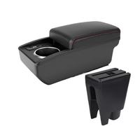 NANGAEBPPW Accoudoir Central Pour Citroën C1 Boîte De Rangement Intérieure Pour Voiture Avec USB Et Porte-gobelet(B1 Noir rouge 6USB)