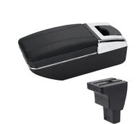 NANGAEBPPW Accoudoir Central Pour Hyundai I10 Rangement Intérieur Accessoires Auto Accoudoir Central(Ligne noire A2 Pas d'USB)