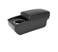 NANGAEBPPW Accoudoir Central Pour Lada Pour Granta Pour Kalina(B1 Noir rouge 6USB)