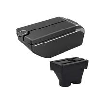 NANGAEBPPW Accoudoir Central Pour Peugeot 208 2012 2013 2014 2015 2016 2017 2018 Boîte De Rangement Boîte D'accoudoir Central(B3 Noir blanc 7USB)