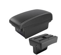 NANGAEBPPW Accoudoir Central Pour Peugeot 307 CC Cabriolet Interface USB Pour Accoudoir De Voiture Intérieur De Voiture(B3 Noir blanc 3USB)