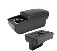 NANGAEBPPW Accoudoir Central Pour Peugeot 307 I 2001 2002 2003 2004 2005 2006 2007 2008 Boîte De Rangement Intérieur(B3 Noir blanc 6USB)