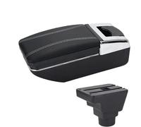 NANGAEBPPW Accoudoir Pour Proton Pour Persona Iriz Modification Du Coffre De Rangement Central Pour Véhicules Utilitaires Chargement USB(Ligne blanche A3 Pas d'USB)