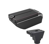 NANGAEBPPW Accoudoir Pour Proton Pour Persona Iriz Modification Du Coffre De Rangement Central Pour Véhicules Utilitaires Chargement USB(B1 Red line 7 usb)