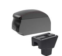NANGAEBPPW Accoudoir Pour Suzuki SX4 Pièces Intérieures Boîte De Rangement Accessoires De Voiture Accessoires De Voiture Détails Intérieurs(A1 Black Red single)