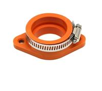 NANGAEBPPW Adaptateur De Carburateur De Moto Tout-terrain Pour KEIHIN Pour MIKUNI Pour KOSO PE Pour PWK 21-34mm Avec Tuyau D'admission En Caoutchouc(Orange,32-34mm)