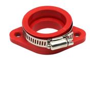 NANGAEBPPW Adaptateur De Carburateur De Moto Tout-terrain Pour KEIHIN Pour MIKUNI Pour KOSO PE Pour PWK 21-34mm Avec Tuyau D'admission En Caoutchouc(ROUGE,21-30mm)