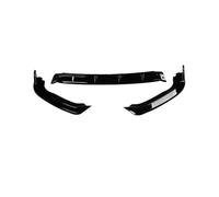 NANGAEBPPW Aileron Spoiler Pare-Chocs Avant pour Jazz 2018-2020 Menton Déflecteur Protecteur Garde Décoration Diffuseur Couvre-Joint Kit Carrosserie(Noir Brillant)