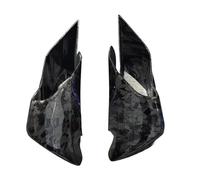 NANGAEBPPW Ailerons Aérodynamiques pour Moto pour Yamaha YZF-R1 YZF-R3 YZF-R25 YZF R1 R3 R25 2015-2023 Coque de carénage d'aile Fixe(Glossy Forged Black)