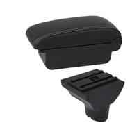 NANGAEBPPW Boîte Accoudoir Centre Boîte De Rangement Intérieur Pièces Retrofit Dédiées Accessoires Auto Pour Hyundai I20(B1 Noir blanc 3USB)