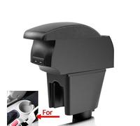 NANGAEBPPW Boîte Centrale À Accoudoir Avec USB Pour C&hevrolet Pour Aveo T200 T250 T255 Boîte De Rangement De Console Centrale(B2 Black double)