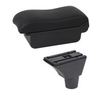 NANGAEBPPW Boîte D'accoudoir Auto Pour Citroen Pour Berlingo Rangement Central Style Auto Décor Avec Porte-gobelet(Ligne noire C2)