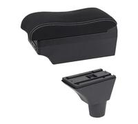 NANGAEBPPW Boîte D'accoudoir Auto Pour Citroen Pour Berlingo Rangement Central Style Auto Décor Avec Porte-gobelet(Ligne blanche E2)