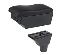 NANGAEBPPW Boîte D'accoudoir Auto Pour Citroen Pour Berlingo Rangement Central Style Auto Décor Avec Porte-gobelet(Ligne noire E2)