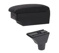 NANGAEBPPW Boîte D'accoudoir Auto Pour Citroen Pour Berlingo Rangement Central Style Auto Décor Avec Porte-gobelet(Ligne blanche E1)