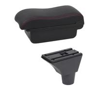 NANGAEBPPW Boîte D'accoudoir Auto Pour Citroen Pour Berlingo Rangement Central Style Auto Décor Avec Porte-gobelet(Ligne rouge B2)