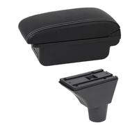 NANGAEBPPW Boîte D'accoudoir Auto Pour Citroen Pour Berlingo Rangement Central Style Auto Décor Avec Porte-gobelet(Ligne Blanche C1)