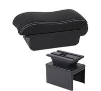 NANGAEBPPW Boîte D'accoudoir Auto Universelle Modèle Universel Accoudoir Accessoires Auto Boîte De Rangement Boîte D'accoudoir Centrale(B3 Noir blanc 3USB)