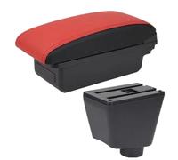 NANGAEBPPW Boîte D'accoudoir Pour R&enault Pour Clio Captur Pour Clio1 Pour Clio2 Pour Clio3 Pour Clio 4 Boîte D'accoudoir De Voiture(A5 Rouge noir Sans USB)