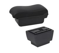 NANGAEBPPW Boîte D'accoudoir Pour S&koda Pour Fabia 3 III Combi Console Auto Boîte D'accoudoir Centrale Box De Rangement Rétrofit Avec USB(Une ligne noire Pas d'USB)