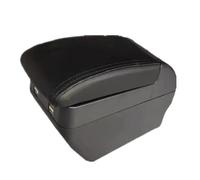 NANGAEBPPW Boîte D'accoudoir Pour Suzuki Pour Ertiga Avec Porte-gobelet Accessoires Console Centrale Universelle Modification Double USB(H All Black 4 USB)