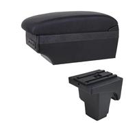 NANGAEBPPW Boîte D'accoudoir Voiture Pour F&ord Pour Focus 3 Mk3 2011 2012 2013 2014 2015-2020 Console Centrale De Rangement Pour Accoudoir(Ligne noire E1)