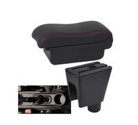 NANGAEBPPW Boîte De Rangement Centrale Pour C&hevrolet Pour Spark Boîte D'accoudoir Pour Spark 3 III Pour Aveo Pièces Intérieures D'accoudoir De Voiture(B1 Noir rouge 3USB)