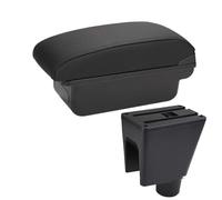 NANGAEBPPW Boîte De Rangement D'accoudoir Pour Voiture Pour C&hevrolet Pour Spark III Pour Aveo Pour T200 Boîte D'accoudoir Accessoires Auto(C2 Ligne noire PAS d'USB)