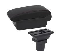 NANGAEBPPW Boîte De Stockage Centrale Rétrofit Intérieur Pour F&ord Pour Focus Mk1 Boîte D'Accoudoir Pour Focus Boîte D'Accoudoir Pour Voiture(Une ligne rouge PAS d'USB)
