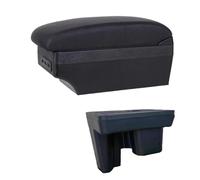 NANGAEBPPW Boîtier D'accoudoir Auto Pour Toyota Pour Hilux Console Centrale De Bras De Repos Stockage Interface USB(Ligne noire E1)