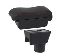 NANGAEBPPW Boîtier D'Accoudoir Voiture Pour R&enault Pour Duster Boîtier D'Accoudoir Pour Dacia Pour Duster Pour Oroc 2010-2018 Surface Courbée(B red line 3USB)