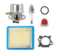NANGAEBPPW Carburateur Pour B&riggs & S&tratton 498170 498254 497314 6-6.75HP Avec Filtre À Air Et Joint Pièces Pour Tondeuse À Gazon