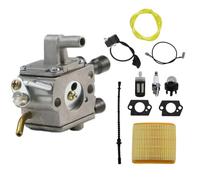 NANGAEBPPW Carburateur Pour Tondeuse À Gazon Pour S&TIHL FS120 FS200 TS200 FS250 FS250R FS300 FS350 FR350(Carburetor Kit)