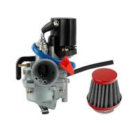 NANGAEBPPW Carburateur Pour Yamaha Pour Jog 50 50cc Pour JOG90 Pour PZ19J 19mm 2 Temps 1E40QMB Carburateur Scooter Moto Avec Filtre À Air(Set red)