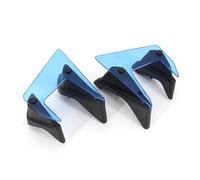 NANGAEBPPW Déflecteur d'air De Moto Spoilers D'Appui Latéral Aileron Kit Aérodynamique Carénage pour Yamaha MT07 MT 07 MT-07(Bleu)